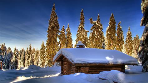 Winter Cabin Wallpaper (71+ pictures) - WallpaperSet