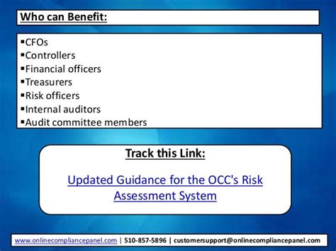 Updated Guidance For The Occs Risk Assessment System