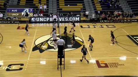 Highlights UNCP Volleyball Vs Augusta St Andrews YouTube