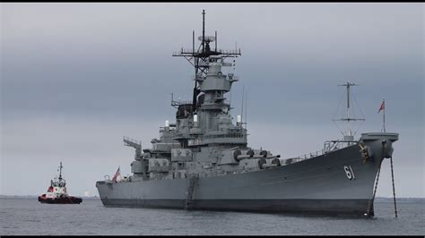 Battleship USS Iowa BB 61 Off Coast Of Southern California 06 01 2012