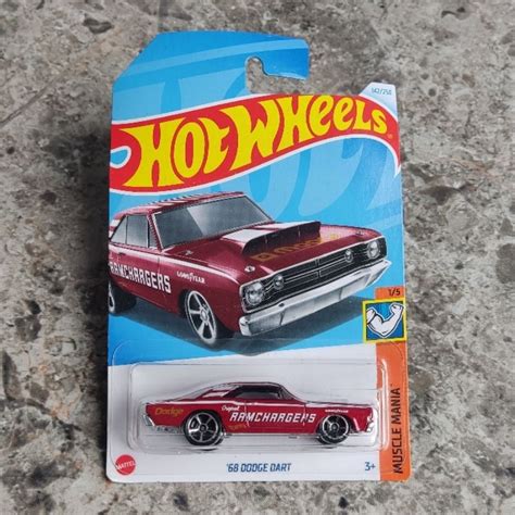 Hot Wheels 68 Dodge Dart Red HW MUSCLE MANIA Shopee Malaysia