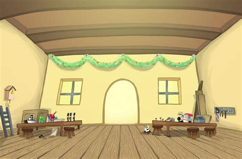 Santa's Workshop - Interior by LauraJaneArt on DeviantArt