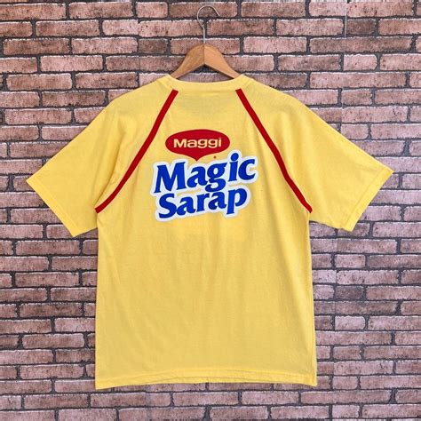 vintage malaysia maggi magic sarap promo tee mens fashion tops