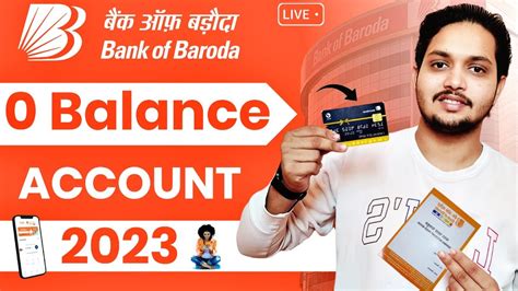 Bank Of Baroda Online Account Opening Bank Of Baroda Zero Balance