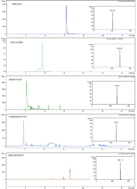 The Extracted Ion Chromatograms Of Lc Ms Analysis A And Mass Spectra Download Scientific