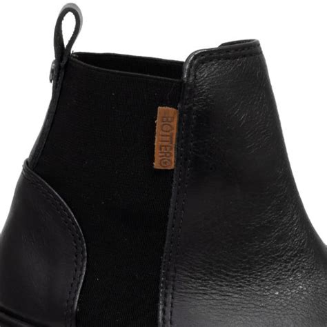 Bota Chelsea Feminina Tratorada Salto Médio Bottero 347203 Preto