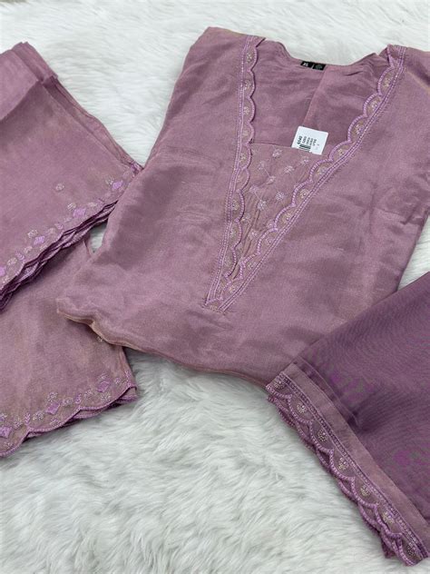 SMARTBULK on Instagram: "Pure shimmer silk Salwar readymade. No retail