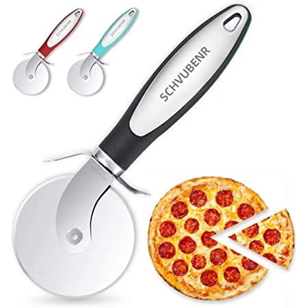 Amazon SCHVUBENR Premium Pizza Cutter Stainless Steel Pizza