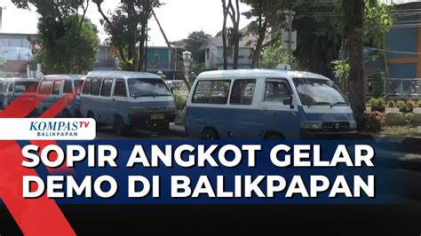 Demo Sopir Angkot Persoalkan Keberadaan Bus Balikpapan City Trans