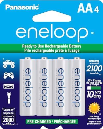 Panasonic Eneloop Aa Baterías Recargables Aa Paquete De 4 Panasonic