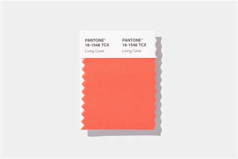 Pantone S Color Swat List For Living Coral