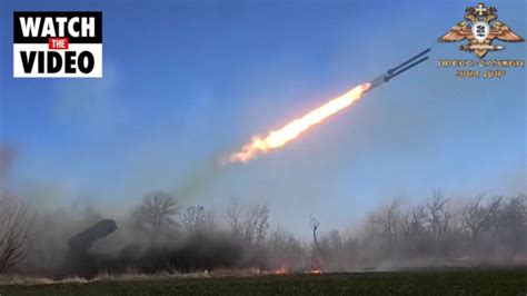 Horrifying footage of Russia ‘firing thermobaric rockets’ | news.com.au ...