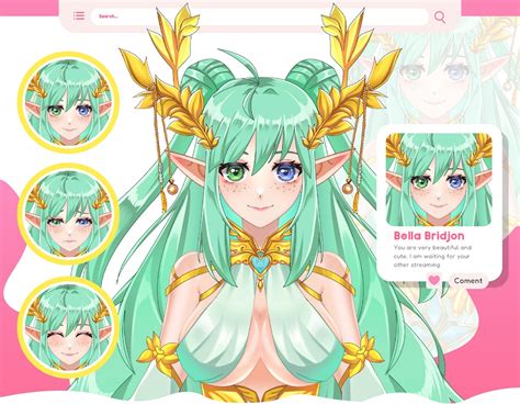 Custom Live D Vtuber Model Vtuber Commission Vtuber Design Vtuber