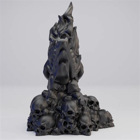 Hot Goblin スカルライトB ミニチュア 炎と髑髏の祭壇 ホットゴブリン