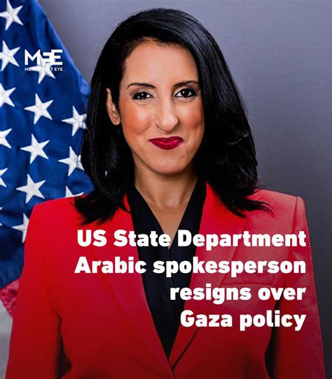 The Arabic Language Spokesperson Of The Us State Department Has