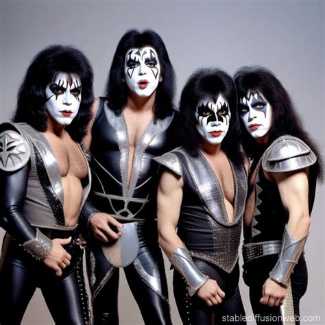 Iconic Rock Band 'Kiss' | Stable Diffusion Online