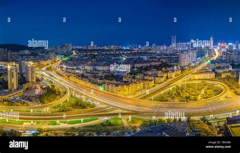 Qingdao City Night View Hi Res Stock Photography And Images Alamy