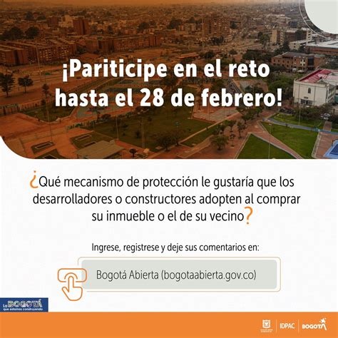 IDPAC On Twitter No Te Quedes Por Fuera Participa Y Haz Parte De La