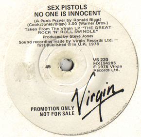 God Save The Sex Pistols No One Is Innocent My Way Australia Promo