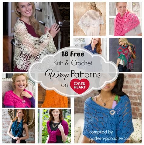 Crochet Finds Red Heart Yarns Free Wrap Patterns Pattern Paradise