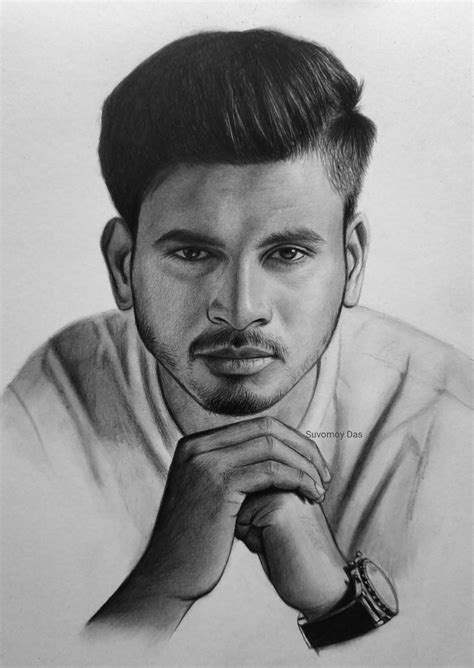 Shreyas Iyer Pencil Sketch Pencil Sketch Realistic Drawings