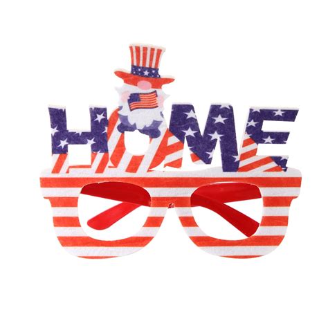 4th Of July Patriotic Decorations Independence Day Decorative Glasses