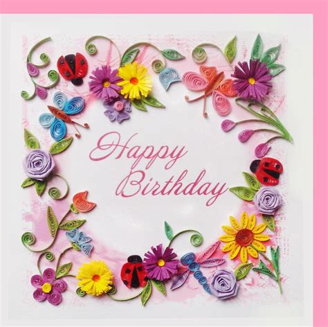 Happy Birthday - Quilling card – CHURI