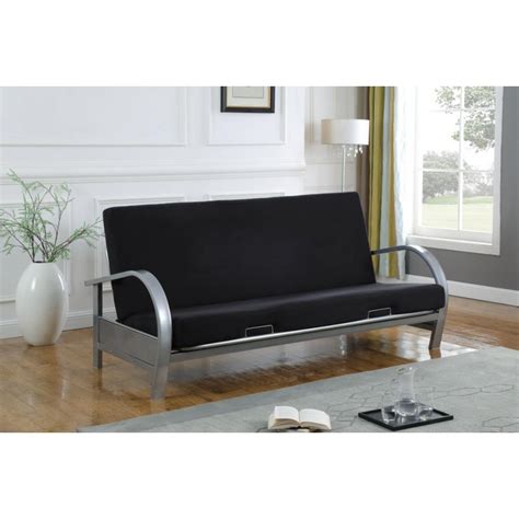 Metal Futon Frame Silver - LivingKit.co