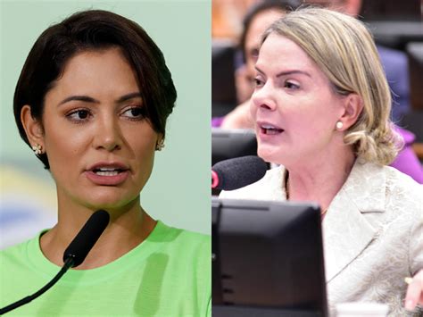 Gleisi E Michelle Bolsonaro Batem Boca Nas Redes Sociais Banda B