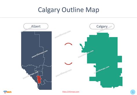 Calgary Map with Communities - OFO Maps