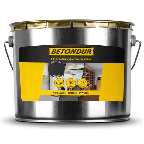 Betondur EKO Farba Grafitowa 10L 432634 Cena Opinie Emalie