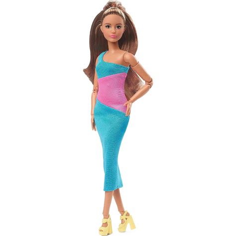 Barbie Signature Looks Doll Petite Long Brunette Hair