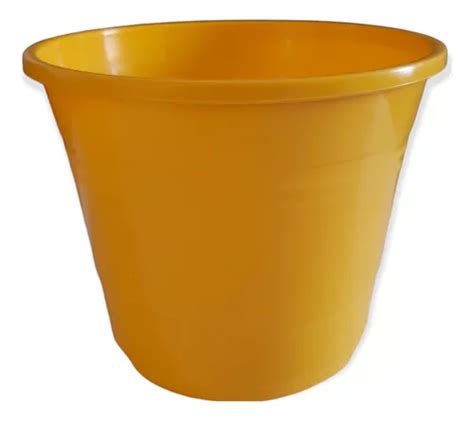 Maceta Plastico Ta Plastic Rocio N30 Color Amarillo MercadoLibre