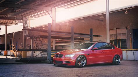 Red Wheels Bmw M3 E90 Wallpaper 11554