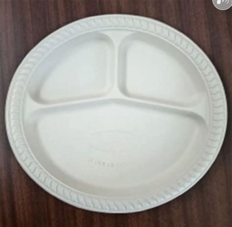 Cp Cornstarch Round Plate At Rs Piece Biodegradable Plates