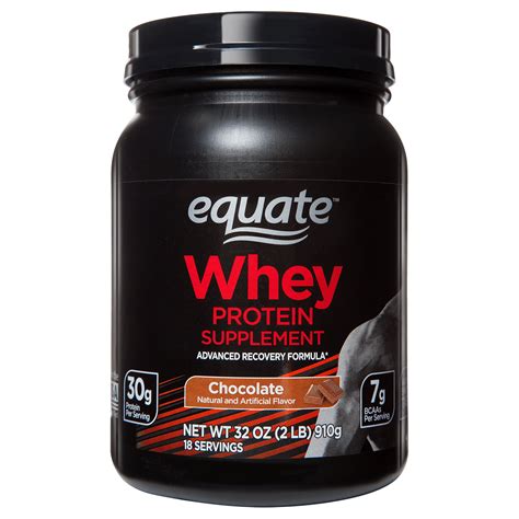 Equate Whey Protein Supplement Chocolate 32oz