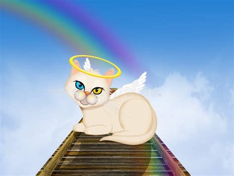 Cat Rainbow Bridge Stock Illustrations – 135 Cat Rainbow Bridge Stock ...