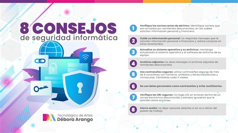 Consejos De Seguridad Inform Tica Tecnol Gico De Artes D Bora Arango