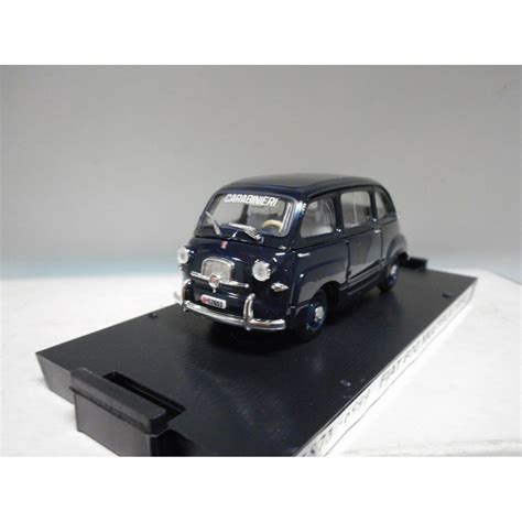 FIAT 600 MULTIPLA CARABINIERI 1956 BRUMM 1 43 BCN STOCK CARS