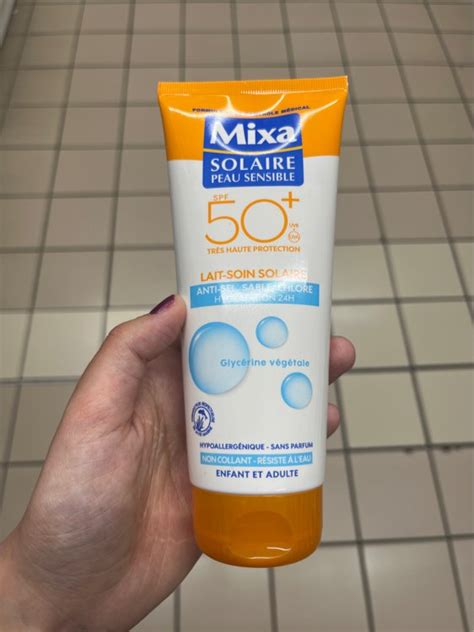 Mixa Solaire Lait Fondant Solaire Spf Inci Beauty