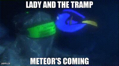 YARN LADY AND THE TRAMP METEOR S COMING Finding Nemo Video Clips