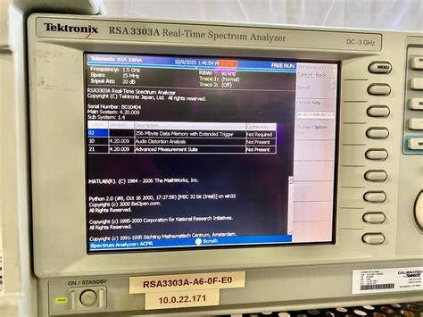 Tektronix RSA 3303 A Real Time Spectrum Analyzer 70964