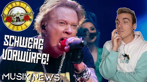 Schwere Vorw Rfe Gegen Guns N Roses S Nger Axl Rose Musik News Youtube