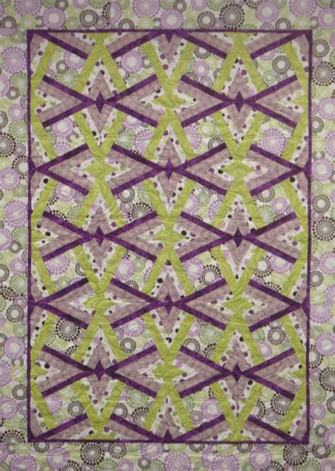 Double Diamond Modern Quilt Pattern By Nellie J Designs Etsy