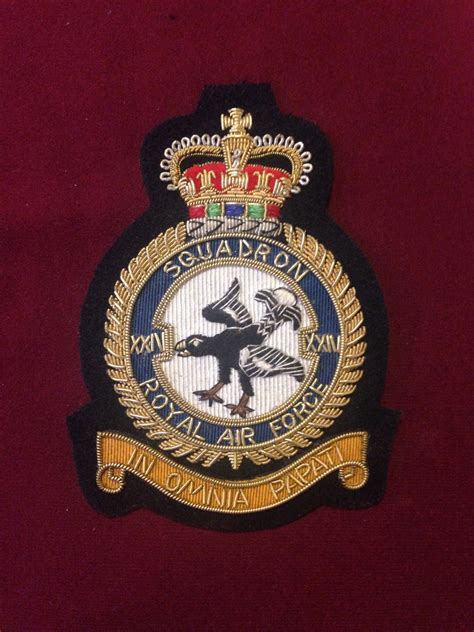 Raf 24th Squadron Blazer Badge Masons Military Badge And Button