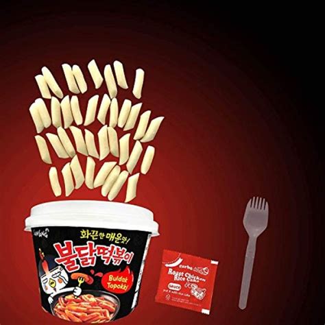 Buldak Tteokbokki 2pack Korean Rice Cake Instant Korean Snack