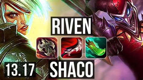 Riven Vs Shaco Top M Mastery Games Quadra