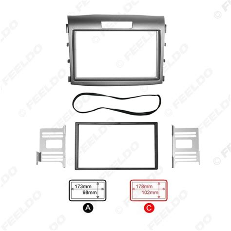 Feeldo Car Accessories Official Store Car Refitting Dvd Frame Panel