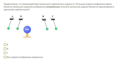 Предположим, что взаимодействие маленького заряженного шарика А с ...