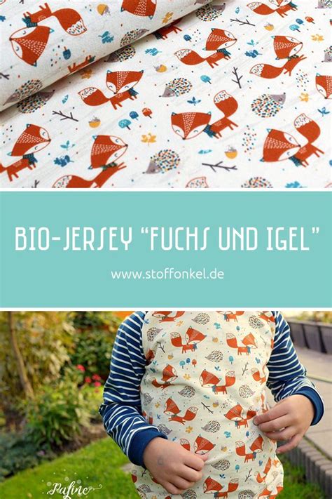 Bio Jersey Fuchs und Igel vom Stoffonkel Alles ökologisch und fair